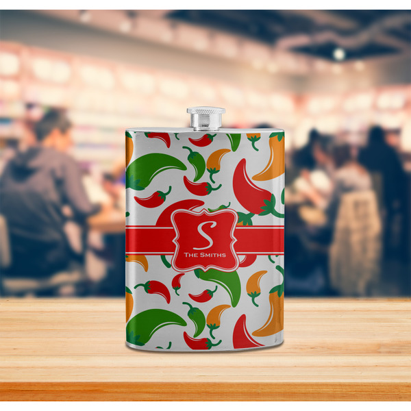 Colored Peppers Stainless Steel Flask - LIFESTYLE 2