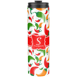 Colored Peppers Stainless Steel Skinny Tumbler - 20 oz (Personalized)