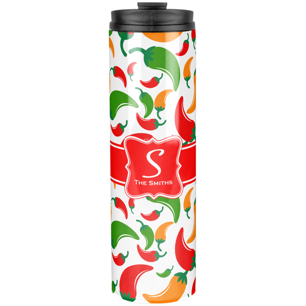 Custom Colored Peppers Stainless Steel Skinny Tumbler - 20 oz (Personalized)