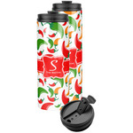 Colored Peppers Stainless Steel Skinny Tumbler (Personalized)