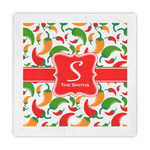 Colored Peppers Decorative Paper Napkins (Personalized)