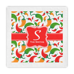 Colored Peppers Decorative Paper Napkins (Personalized)