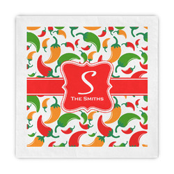 Colored Peppers Decorative Paper Napkins (Personalized)