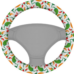 Colored Peppers Steering Wheel Cover