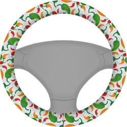 Colored Peppers Steering Wheel Cover