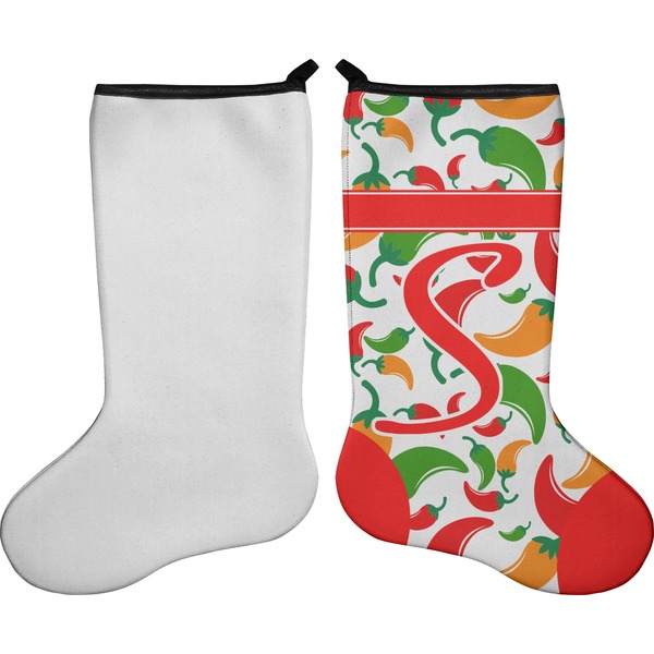 Colored Peppers Stocking - Single-Sided - Approval