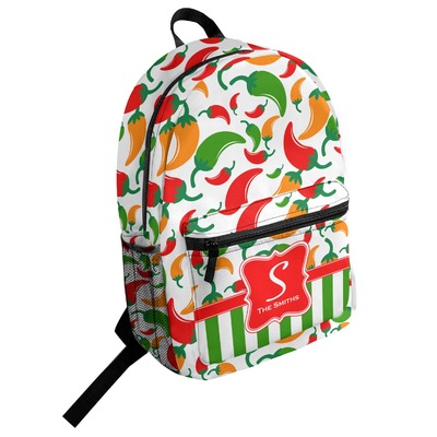 Colored Peppers Student Backpack (Personalized)