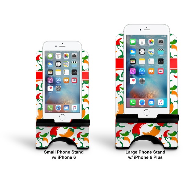 Colored Peppers Stylized Phone Stand - Comparison