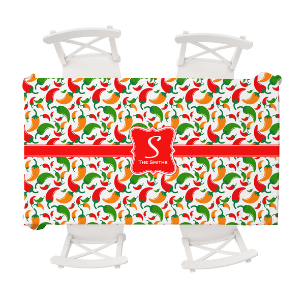 Custom Colored Peppers Tablecloth - 58"x102" (Personalized)