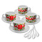 Colored Peppers Tea Cup - Set of 4