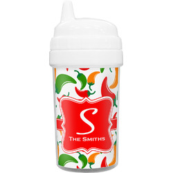 Colored Peppers Toddler Sippy Cup (Personalized)