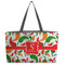 Colored Peppers Tote w/Black Handles - Front View