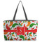 Colored Peppers Beach Totes Bag - w/ Black Handles (Personalized)