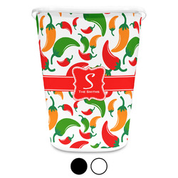 Colored Peppers Waste Basket (Personalized)
