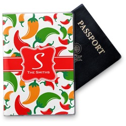 Colored Peppers Vinyl Passport Holder (Personalized)
