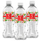Colored Peppers Water Bottle Labels - Front View