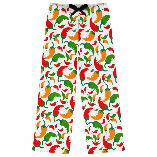Custom Colored Peppers Womens Pajama Pants - S