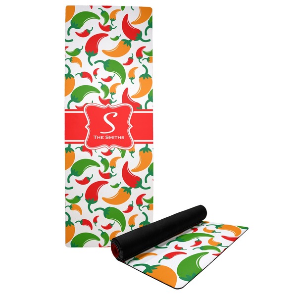 Custom Colored Peppers Yoga Mat (Personalized)