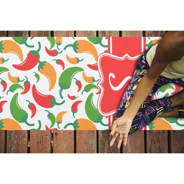 Colored Peppers Yoga Mats - LIFESTYLE