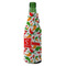 Colored Peppers Zipper Bottle Cooler - ANGLE (bottle)