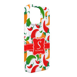 Colored Peppers iPhone Case - Plastic - iPhone 13 Pro Max (Personalized)