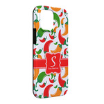 Colored Peppers iPhone Case - Rubber Lined - iPhone 13 Pro Max (Personalized)