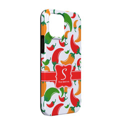 Colored Peppers iPhone Case - Rubber Lined - iPhone 13 Pro (Personalized)