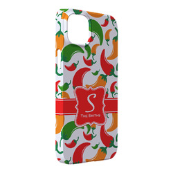 Colored Peppers iPhone Case - Plastic - iPhone 14 Pro Max (Personalized)