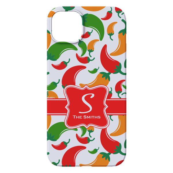 Colored Peppers iPhone 14 Pro Max Case - Back