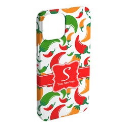 Colored Peppers iPhone Case - Plastic - iPhone 15 Plus (Personalized)