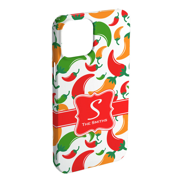 Custom Colored Peppers iPhone Case - Plastic (Personalized)
