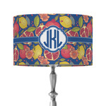 Pomegranates & Lemons 12" Drum Lamp Shade - Fabric (Personalized)