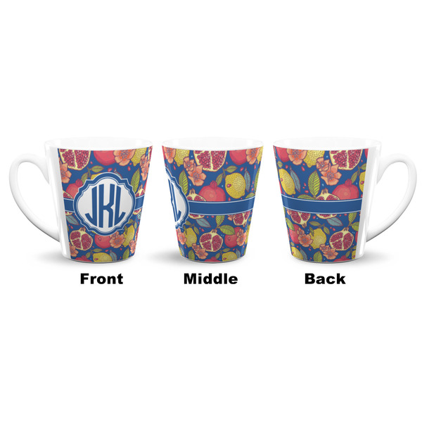 Pomegranates & Lemons 12 Oz Latte Mug - Approval