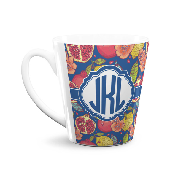 Pomegranates & Lemons 12 Oz Latte Mug - Front