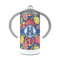 Pomegranates & Lemons 12 oz Stainless Steel Sippy Cups - FRONT