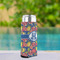 Pomegranates & Lemons Can Cooler - Tall 12oz - In Context