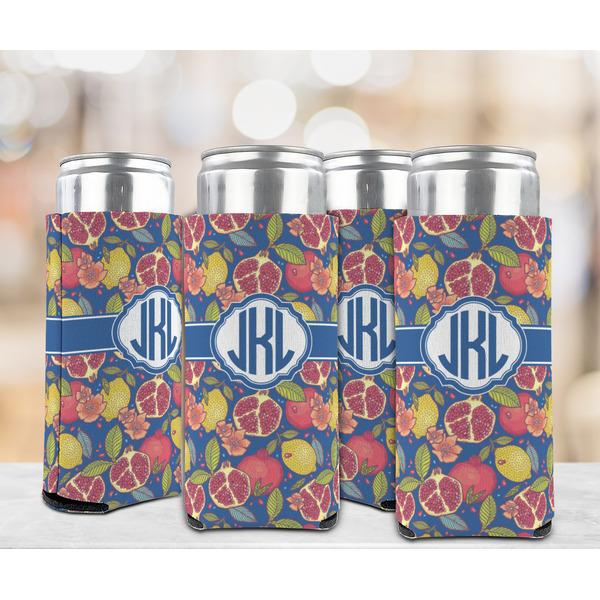 Pomegranates & Lemons 12oz Tall Can Sleeve - Set of 4 - LIFESTYLE