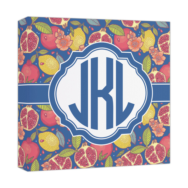 Custom Pomegranates & Lemons Canvas Print - 12x12 (Personalized)