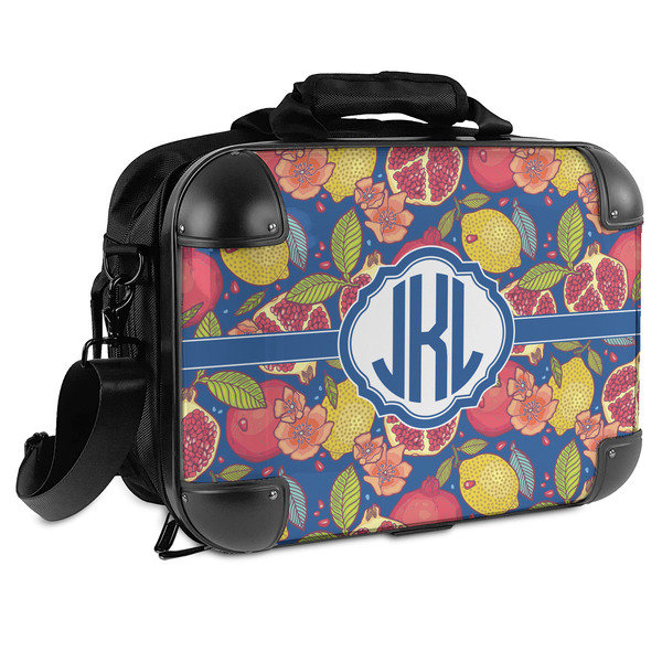 Custom Pomegranates & Lemons Hard Shell Briefcase - 15" (Personalized)