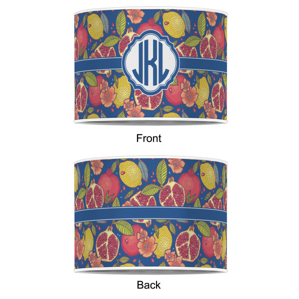 Pomegranates & Lemons 16" Drum Lampshade - APPROVAL (Poly Film)