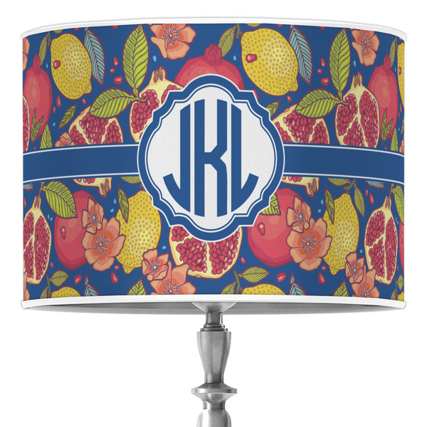 Custom Pomegranates & Lemons Drum Lamp Shade (Personalized)