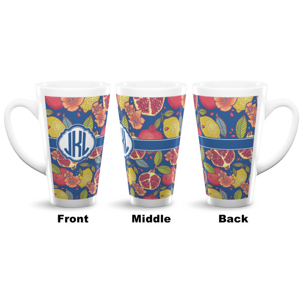 Pomegranates & Lemons 16 Oz Latte Mug - Approval