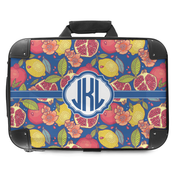 Custom Pomegranates & Lemons Hard Shell Briefcase - 18" (Personalized)