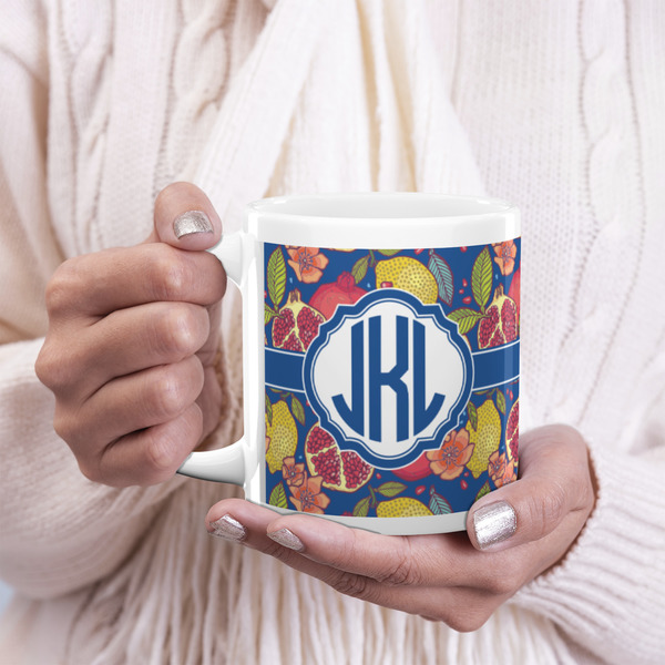 Pomegranates & Lemons 20oz Coffee Mug - LIFESTYLE