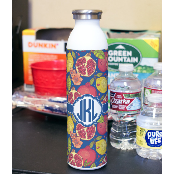 Pomegranates & Lemons 20oz Water Bottles - Full Print - In Context