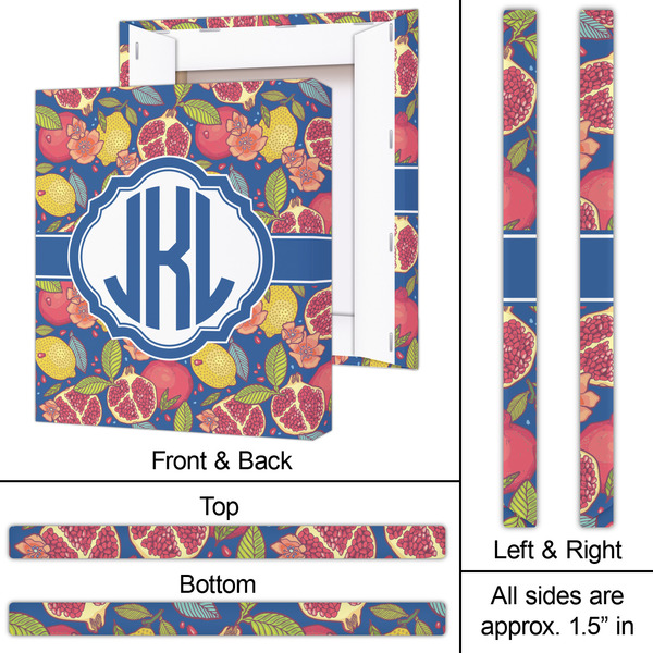 Pomegranates & Lemons 20x24 - Canvas Print - Approval