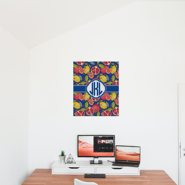 Pomegranates & Lemons 20x24 - Matte Poster - On the Wall