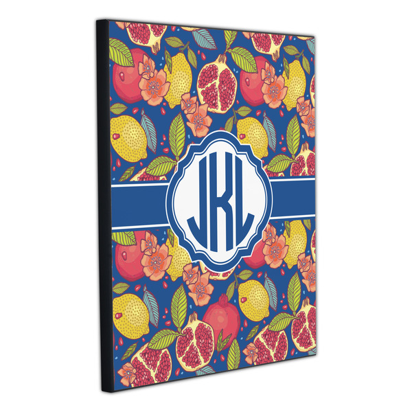 Pomegranates & Lemons 20x24 Wood Print - Angle View