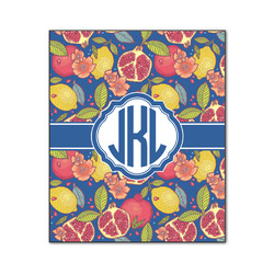 Pomegranates & Lemons Wood Print - 20x24 (Personalized)