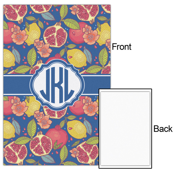 Pomegranates & Lemons 20x30 - Matte Poster - Front & Back